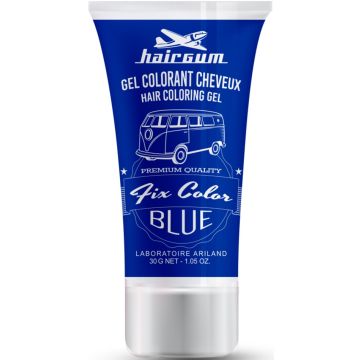 HAIRGUM FIX COLOR (HAIRGUM) FIX COLOR BLUE HAIR COLORING GEL TUBE 30 ML