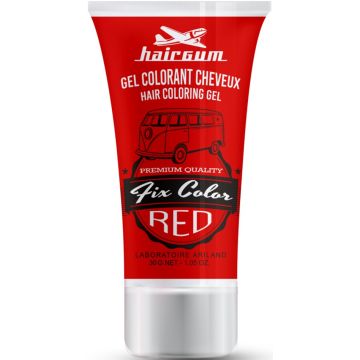 HAIRGUM FIX COLOR (HAIRGUM) FIX COLOR RED HAIR COLORING GEL TUBE 30 ML