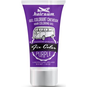 HAIRGUM FIX COLOR (HAIRGUM) FIX COLOR PURPLE HAIR COLORING GEL TUBE 30 ML