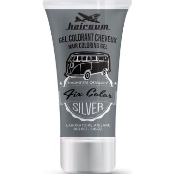 HAIRGUM FIX COLOR (HAIRGUM) FIX COLOR SILVER HAIR COLORING GEL TUBE 30 ML
