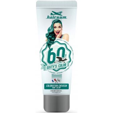 HAIRGUM SIXTY&#039;S COLOR (HAIRGUM) SIXTY&#039;S COLOR EMERALD HAARKLEURING TUBE 60 ML