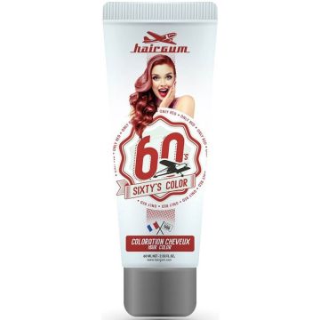 HAIRGUM SIXTY&#039;S COLOR (HAIRGUM) SIXTY&#039;S COLOR ONLY RED HAARKLEURING TUBE 60 ML