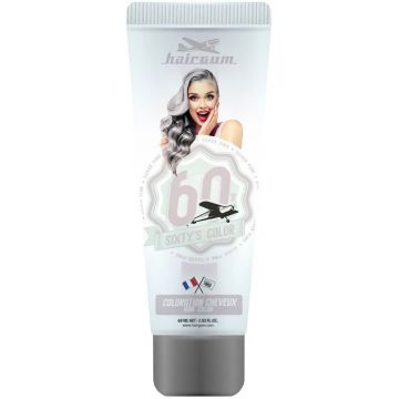 HAIRGUM SIXTY&#039;S COLOR (HAIRGUM) SIXTY&#039;S COLOR SILVER PINK HAARKLEURING TUBE 60 ML