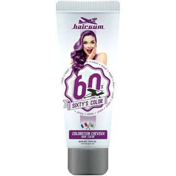 HAIRGUM SIXTY&#039;S COLOR (HAIRGUM) SIXTY&#039;S COLOR VIOLET HAARKLEURING TUBE 60 ML