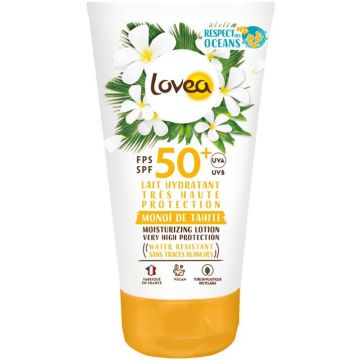 LOVEA MONOI DE TAHITI SPF50+ MOISTURIZING SUN MILK ZONNEBRAND 150 ML
