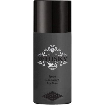 EVAFLOR WHISKY BLACK FOR MEN DEODORANT SPRAY 150 ML