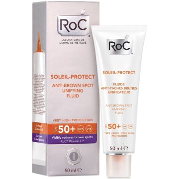 ROC SOLEIL PROTECT SPF 50+ ANTI-BROWN SPOT UNIFYING FLUID ZONNEBRANDCREME 50 ML