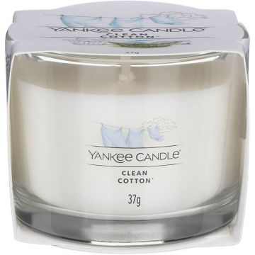 YANKEE CANDLE CLEAN COTTON GEURKAARS 37 GRAM