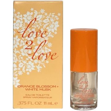 LOVE2LOVE ORANGE BLOSSOM + WHITE MUSK EDT 11 ML