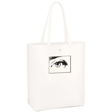 CALVIN KLEIN WITTE CANVAS TAS 1 STUK