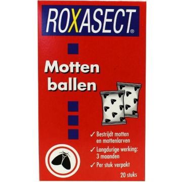 ROXASECT MOTTEN BALLEN PAK 20 STUKS