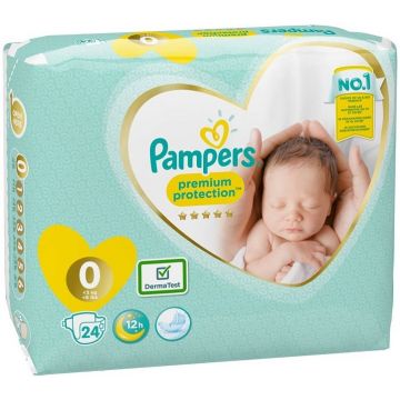 PAMPERS 1 0-3 KG MICRO LUIERS PAK 24 STUKS
