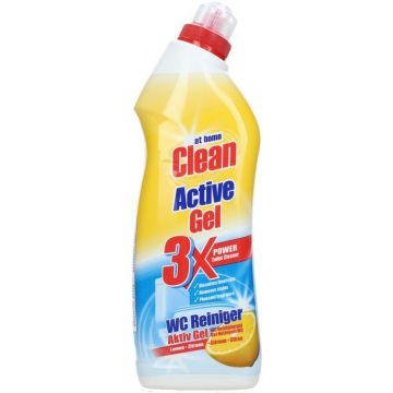 AT HOME CLEAN ACTIVE GEL WC REINIGER LEMON FLACON 750 ML