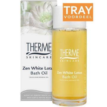 THERME ZEN WHITE LOTUS BATH OIL BADOLIE 6 X 100 ML