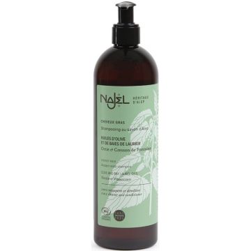 NAJEL GREASY HAIR SHAMPOO POMP 500 ML