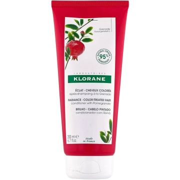 KLORANE POMEGRANATE RADIANCE COLOR-TREATED HAIR CONDITIONER CREMESPOELING TUBE 200 ML