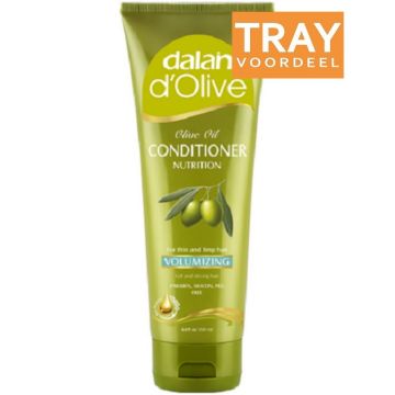 DALAN D'OLIVE (DALAN) D'OLIVE OLIVE OIL CONDITIONER VOLUMIZING CREMESPOELING TRAY 12 X 200 ML