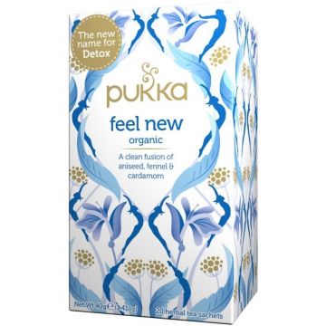 PUKKA FEEL NEW ANISEED, FENNEL & CARDAMOM THEE DOOSJE 20 ZAKJES