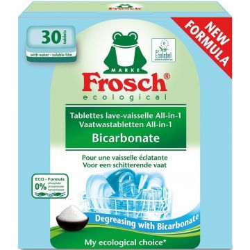 FROSCH BICARBONATE ALL-IN-ONE VAATWASTABLETTEN DOOS 30 STUKS