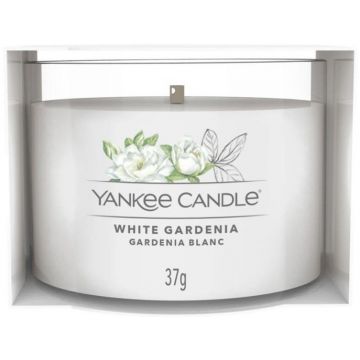 YANKEE CANDLE WHITE GARDENIA GEURKAARS 37 GRAM