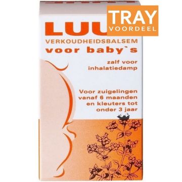 LUUF VERKOUDHEIDSBALSEM VOOR BABY'S TRAY 40 X 30 GRAM
