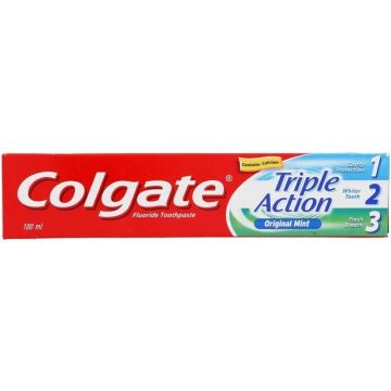 COLGATE TRIPLE ACTION (COLGATE) TRIPLE ACTION TANDPASTA TUBE 100 ML