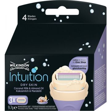 WILKINSON SWORD INTUITION DRY SKIN (WILKINSON) INTUITION DRY SKIN SCHEERMESJES PAK 3 STUKS