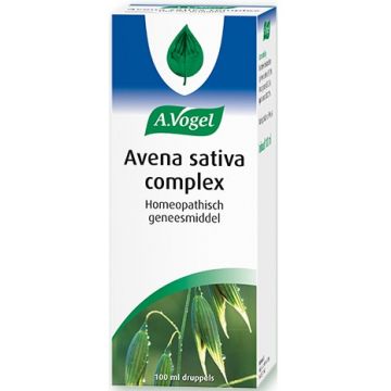 A. VOGEL AVENA SATIVA COMPLEX (A. VOGEL) AVENA SATIVA COMPLEX HOMEOPATHISCH GENEESMIDDEL BIJ NERVOSITEIT EN SLAPELOOSHEID DRUPPELS FLACON 100 ML