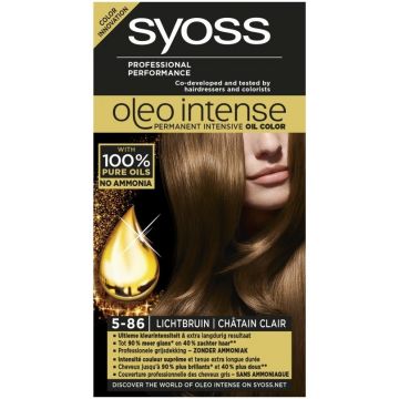 SYOSS OLEO INTENSE (SYOSS) OLEO INTENSE 5-86 LICHTBRUIN HAARVERF PAK 1 STUK