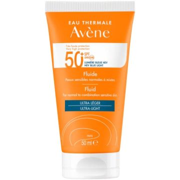 AVENE ULTRA-LIGHT FLUID SPF50+ ZONNEBRAND TUBE 50 ML