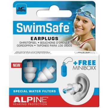 ALPINE SWIMSAFE EARPLUGS OORDOPJES DOOSJE 2 STUKS
