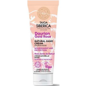 NATURA SIBERICA TAIGA (SIBERICA) TAIGA DAURIAN GOLD ROSE NATURAL HAND CREAM HANDCREME TUBE 75 ML