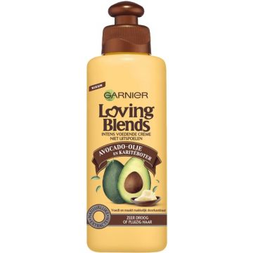 GARNIER LOVING BLENDS AVOCADO-OLIE EN KARITEBOTER (GARNIER) AVOCADO-OLIE EN KARITE BOTER LEAVE-IN CREAM CREME POMP 200 ML