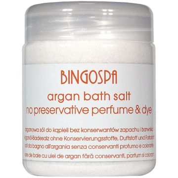 BINGO SPA ARGAN BATH SALT BADZOUT 550 GRAM