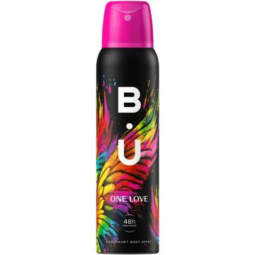 B.U. ONE LOVE DEODORANT SPRAY SPUITBUS 150 ML