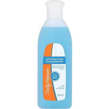 SALLY HANSEN ACETON FREE POLISH REMOVER NAGELLAK REMOVER 200 ML