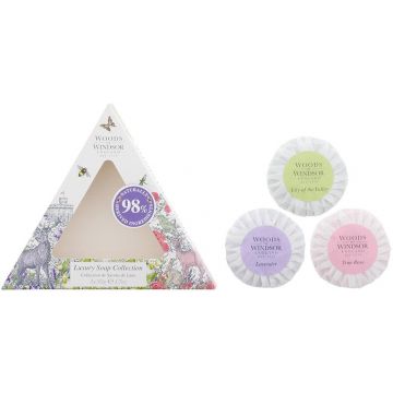 WOODS OF WINDSOR LUXURY SOAP COLLECTION GESCHENKSET 1 STUK