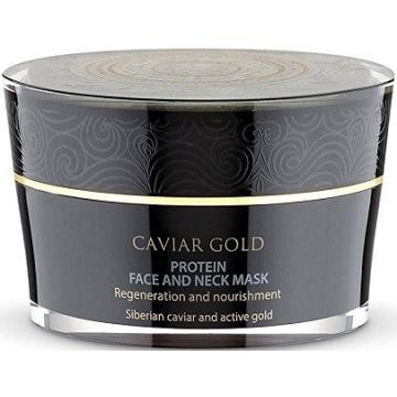 NATURA SIBERICA CAVIAR GOLD PROTEIN FACE AND NECK MASK GEZICHTSMASKER POT 50 ML