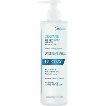 DUCRAY DEXYANE (DUCRAY) DEXYANE ULTRA-RICH FACE &amp; BODY CLEANSING GEL DOUCHEGEL POMP 400 ML