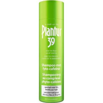 PLANTUR 39 SHAMPOO MET FYTO-CAFEINE SPECIAAL VOOR FIJN, BREEKBAAR HAAR FLACON 250 ML