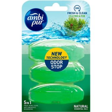 AMBI PUR TEA TREE & PINE TOILETBLOK (REFILL) 3 X 55 ML
