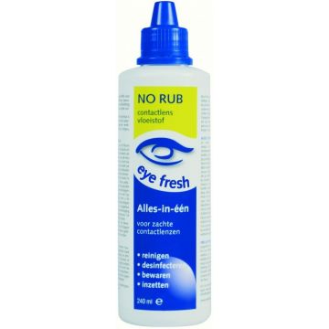 EYEFRESH ALLES-IN-EEN ZACHTE LENZEN LENZENVLOEISTOF FLACON 240 ML