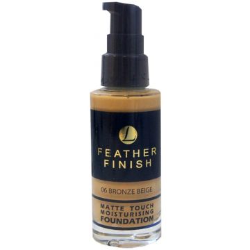 LENTHERIC FEATHER FINISH MATTE TOUCH MOISTURISING FOUNDATION 06 BRONZE BEIGE POMP 30 ML