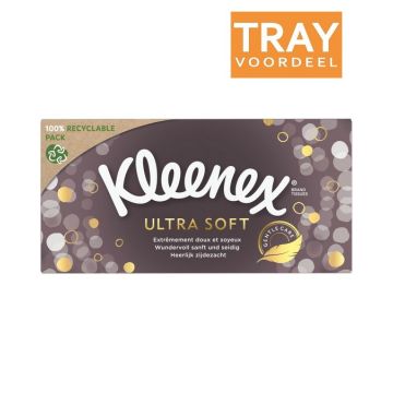 KLEENEX ULTRA SOFT TISSUES TRAY 12 X 64 STUKS