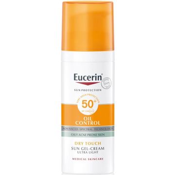 EUCERIN OIL CONTROL SPF 50+ DRY TOUCH SUN GEL-CREAM ZONNEBRAND 50 ML