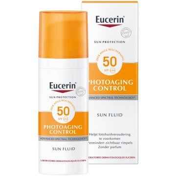 EUCERIN PHOTOAGING CONTROL SUN FLUID SPF 50 ZONNEBRAND 50 ML