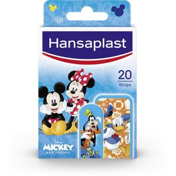 HANSAPLAST MICKEY MOUSE & FRIENDS PLEISTERS PAKJE 10 STUKS (THT 07/2024)