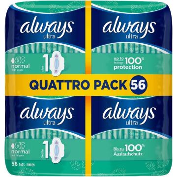 ALWAYS ULTRA NORMAL MAANDVERBAND 56 STUKS