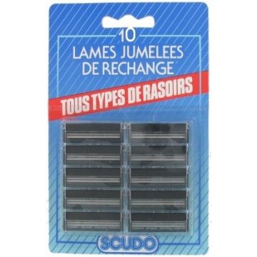 SCUDO SCHEERMESJES PAK 10 STUKS
