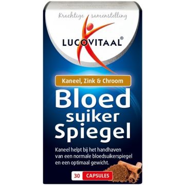 LUCOVITAAL BLOED SUIKERSPIEGEL CAPSULES POT 30 STUKS